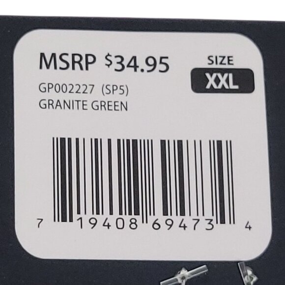 Gap Mens Granite Green Drawstring Shorts XXL 98% Cotton 2% Spandex Casual Elasti - Picture 3 of 16